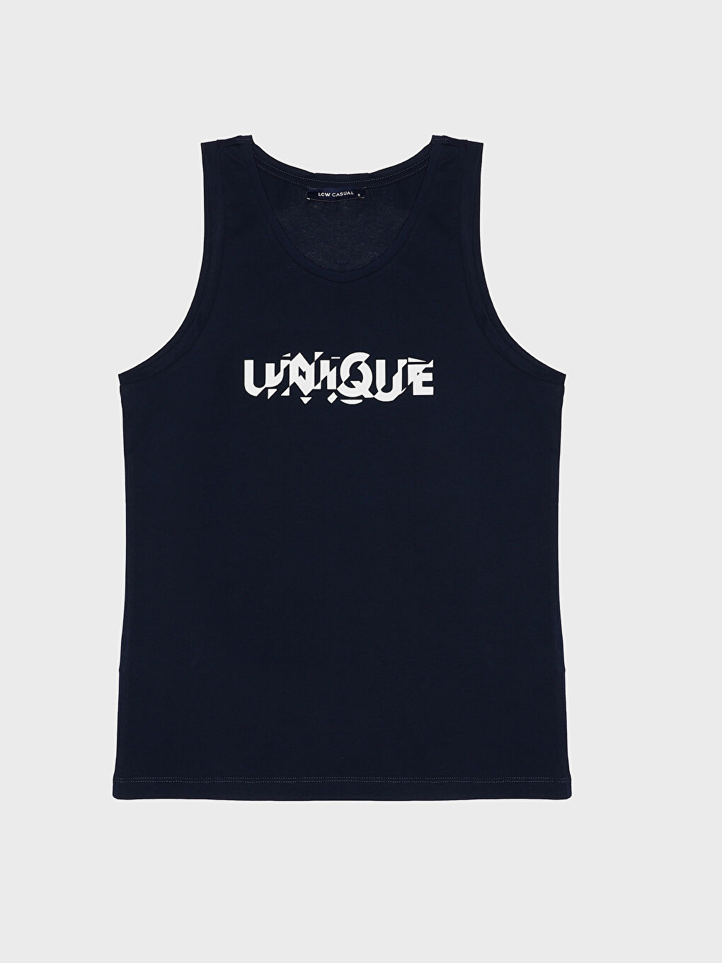 Crew Neck Printed Men's Sleeveless T-Shirt