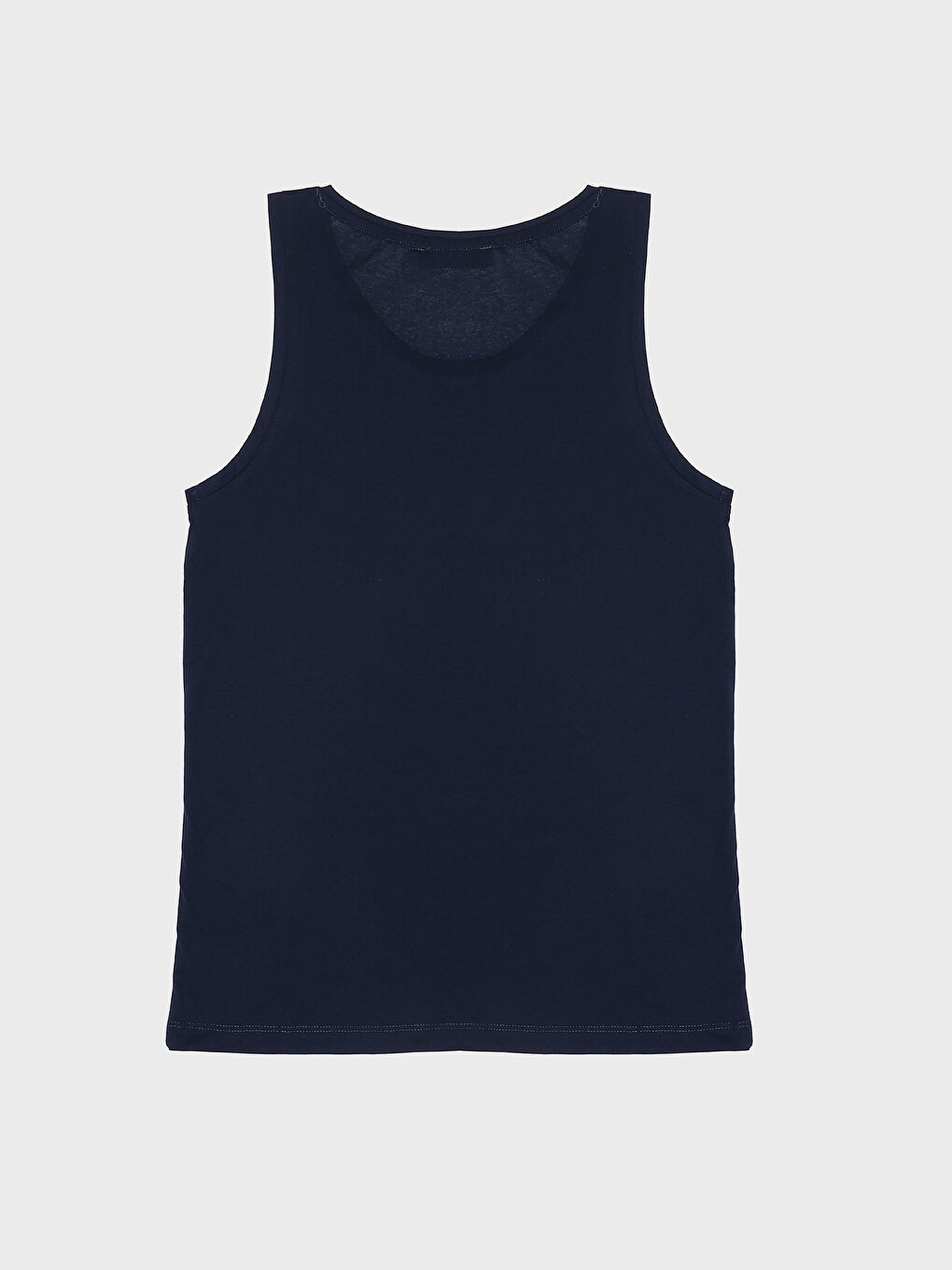 Crew Neck Printed Men's Sleeveless T-Shirt-1