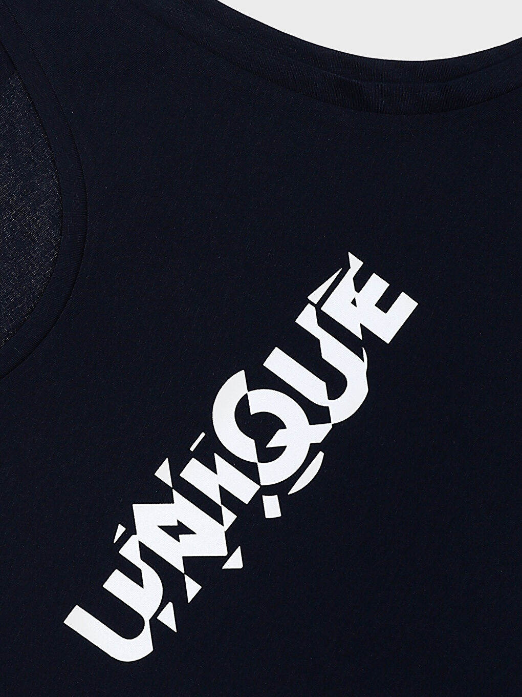 Crew Neck Printed Men's Sleeveless T-Shirt-2