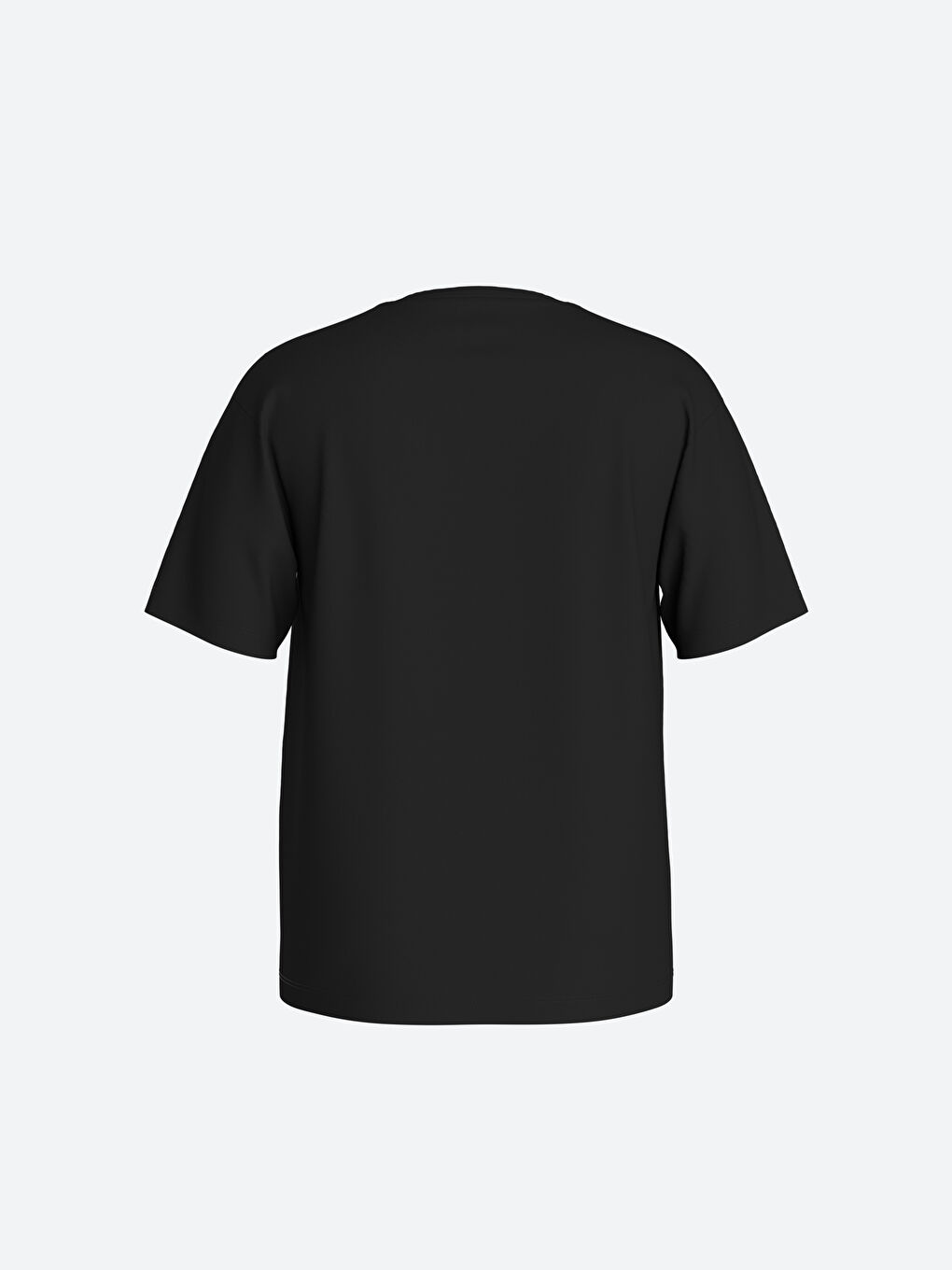 Crew Neck Short Sleeve Printed Combed Cotton Men's T-shirt-1