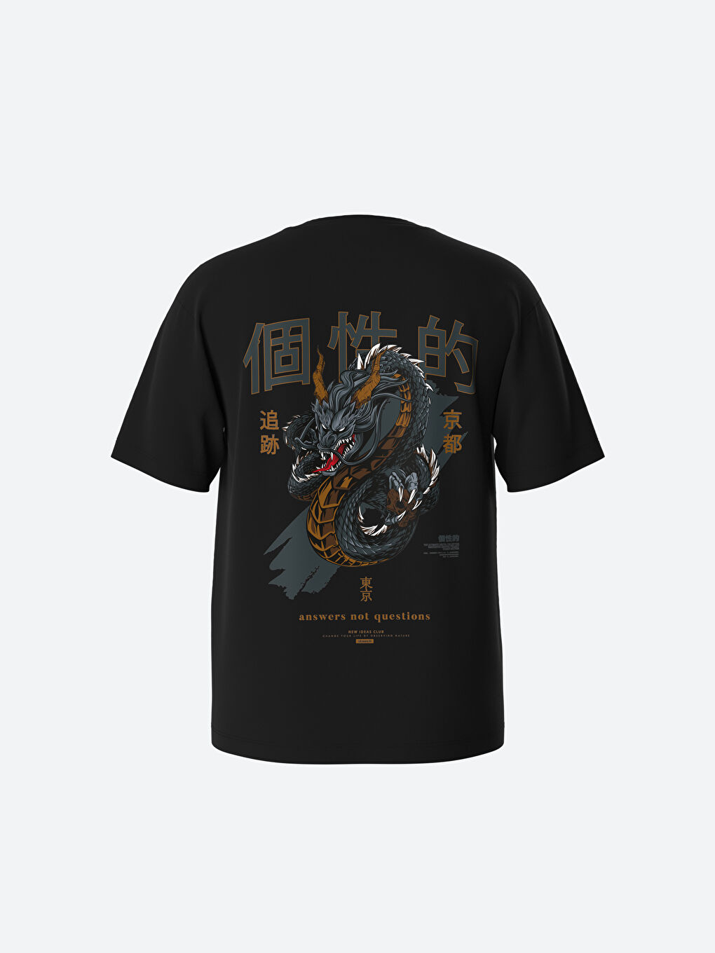 Crew Neck Short Sleeve Printed Combed Cotton Men's T-shirt-1