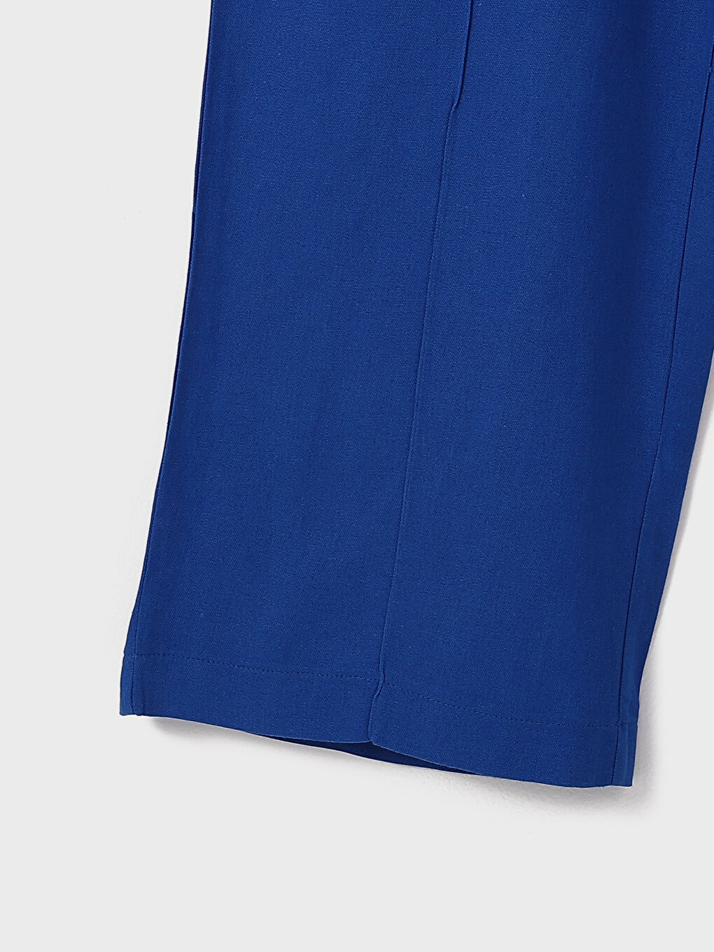 Elastic Waist Wide Leg Women's Trousers-3