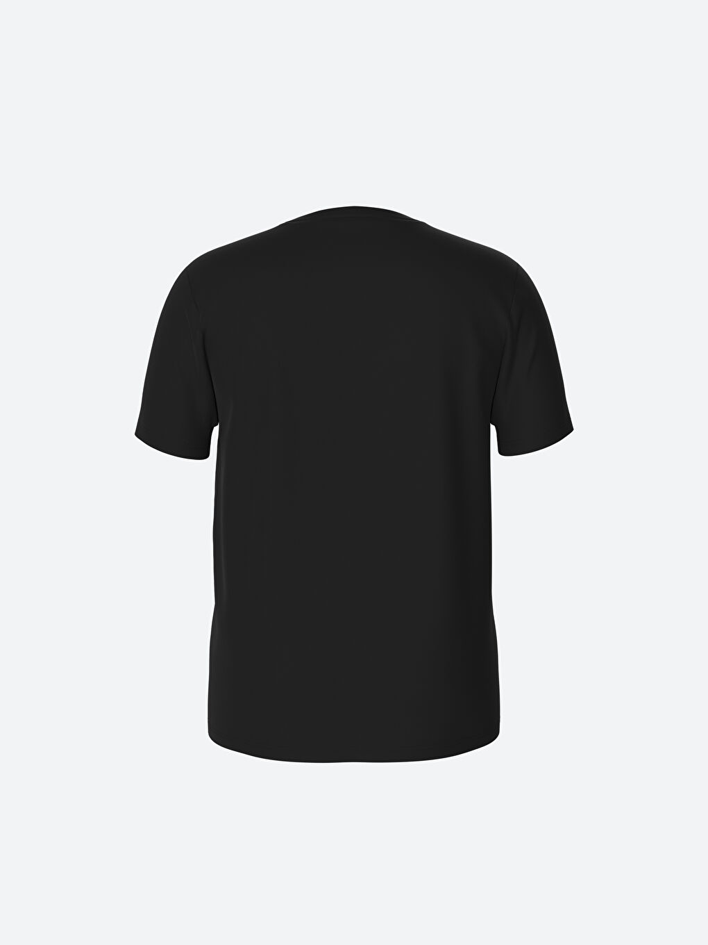 Crew Neck Short Sleeve Printed Combed Cotton Men's T-shirt-1