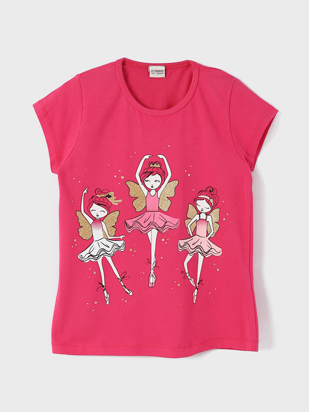 تيشيرت بياقة دائرية - بنات رضع - مجموعتين-1