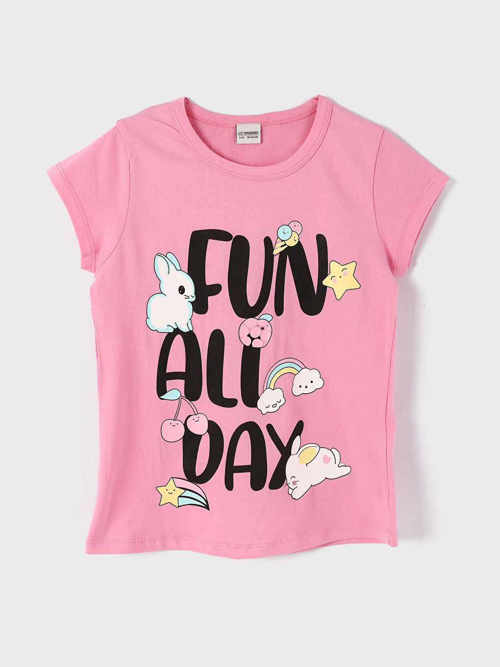 تيشيرت بياقة دائرية - بنات رضع - مجموعتين-5