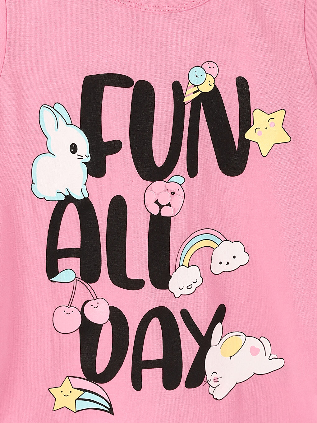 تيشيرت بياقة دائرية - بنات رضع - مجموعتين-8