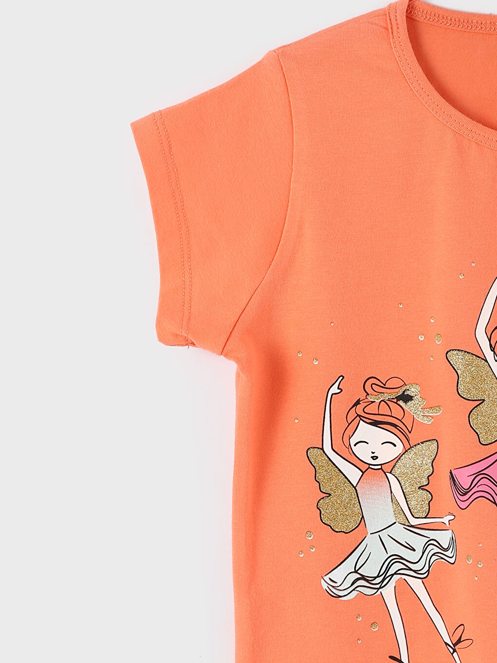 تيشيرت بياقة دائرية - بنات رضع - مجموعتين-3