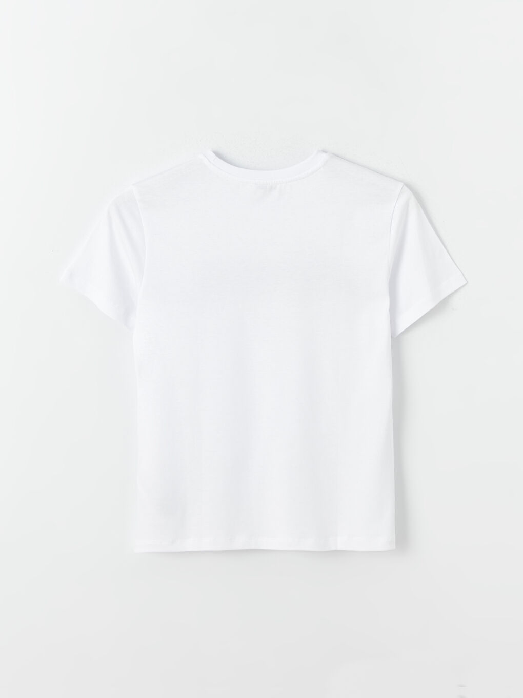 تيشيرت نسائي بأكمام قصيرة وياقة دائرية مطبوع-6