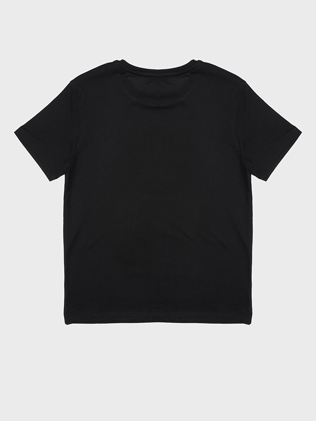 تيشيرت نسائي بأكمام قصيرة وياقة دائرية مطبوع-1