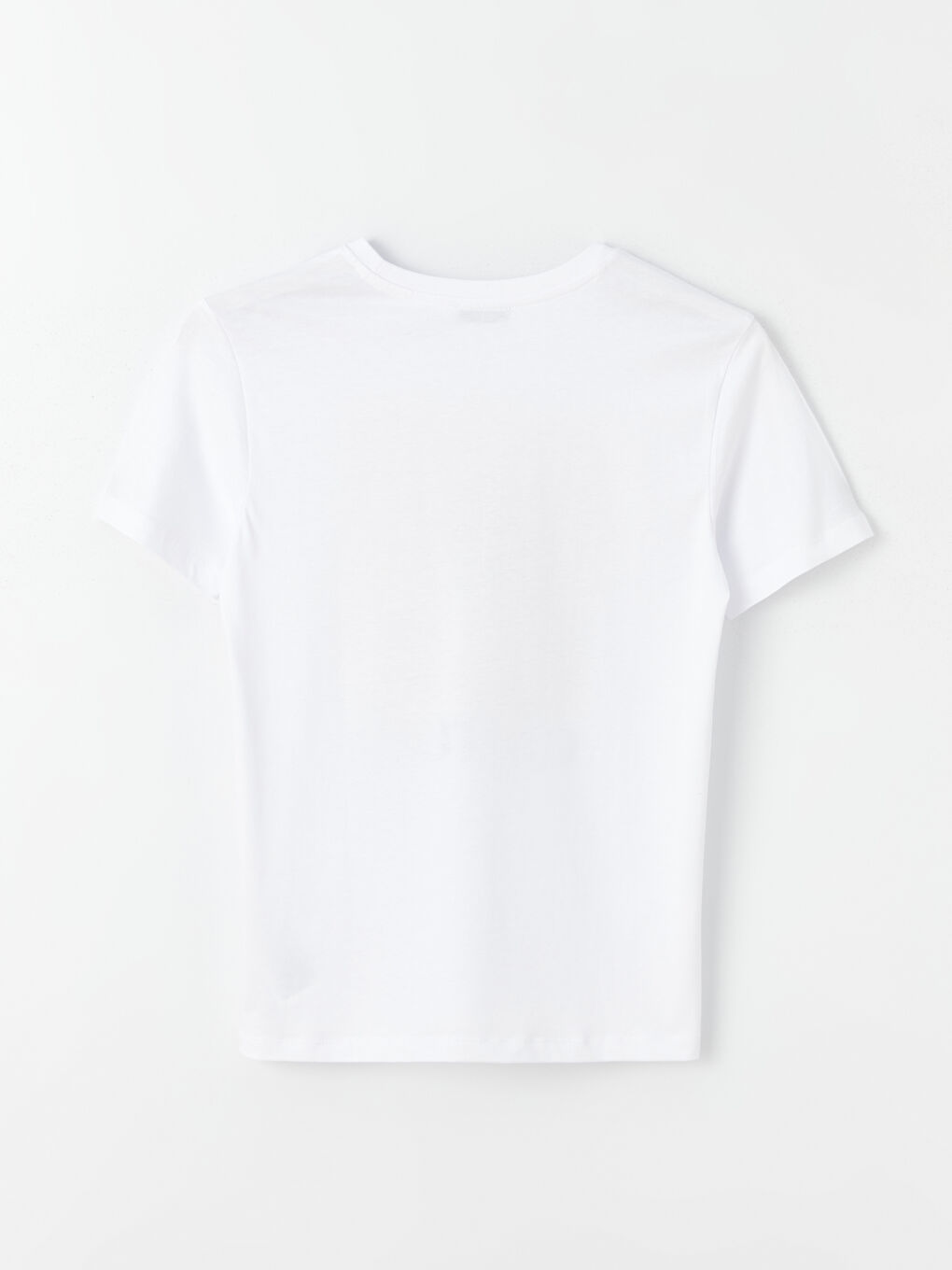 Crew Neck Printed Short Sleeve Women's T-Shirt-5