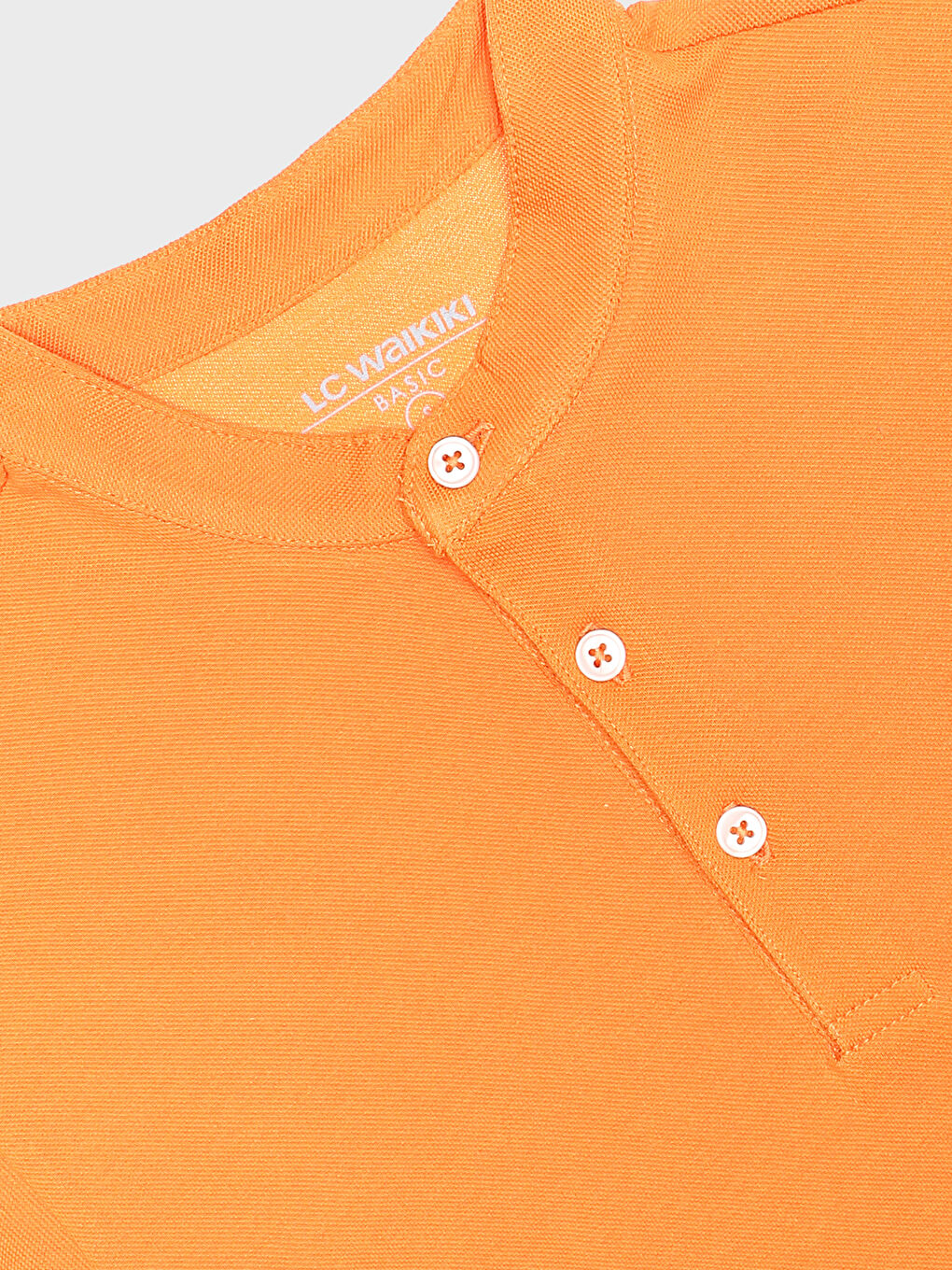 تيشيرت بيكيه بياقة مندرين للرجال-3