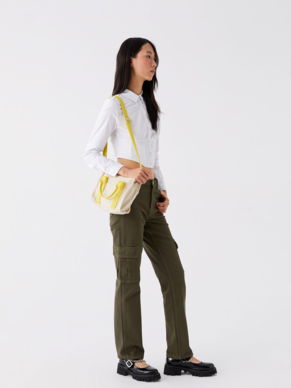 Сумка-шоппер с карманами для женщин-1