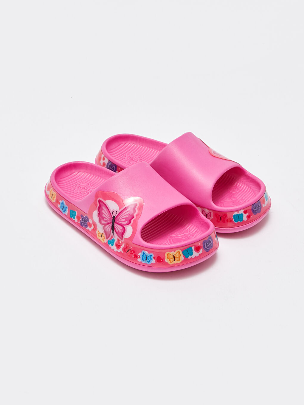 Single Band Printed Girls' Slippers