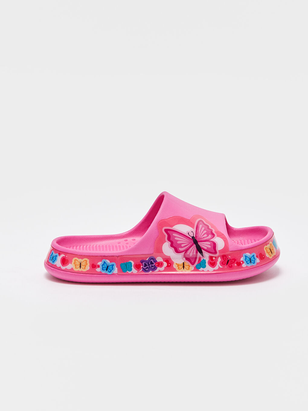 Single Band Printed Girls' Slippers-1