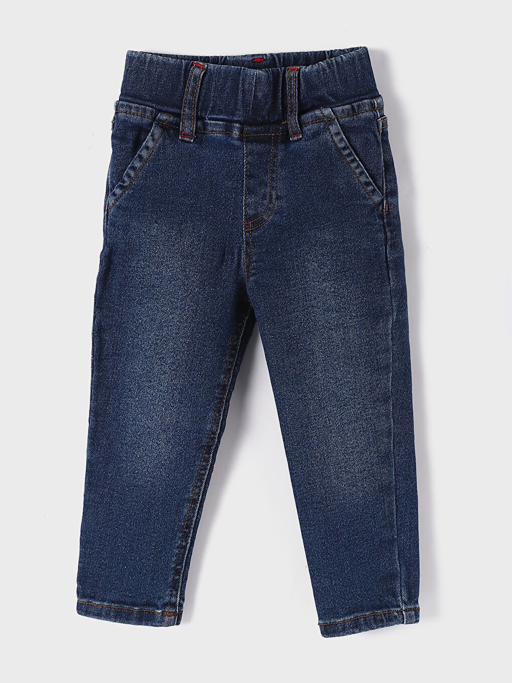 Elasticated Waist Basic Baby Girls' Jeans