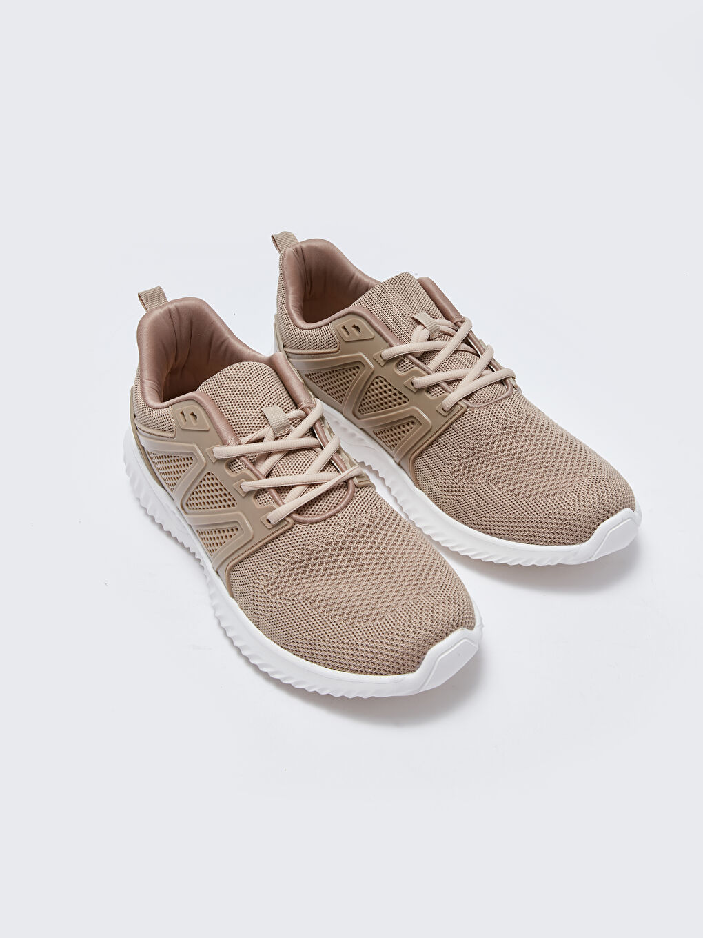 Bej Bağcıklı Erkek Spor Ayakkabı
