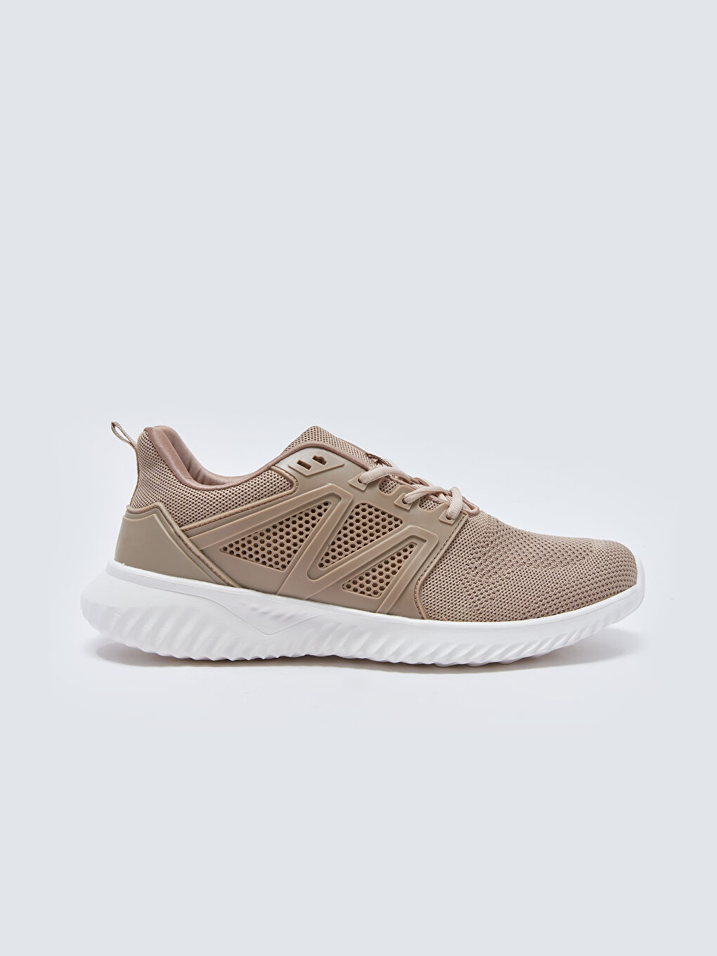 Bej Bağcıklı Erkek Spor Ayakkabı-1