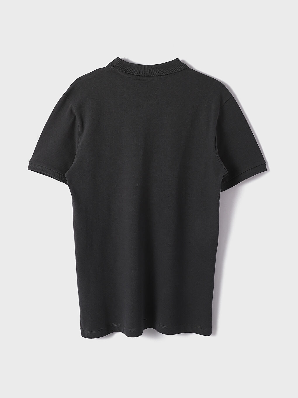 Buttoned Polo Neck Short Sleeve Men's T-Shirt-1