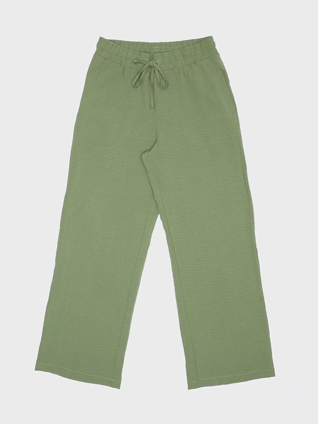 Women's Elastic Waist Plain Trousers -S3KN87Z8-VK8