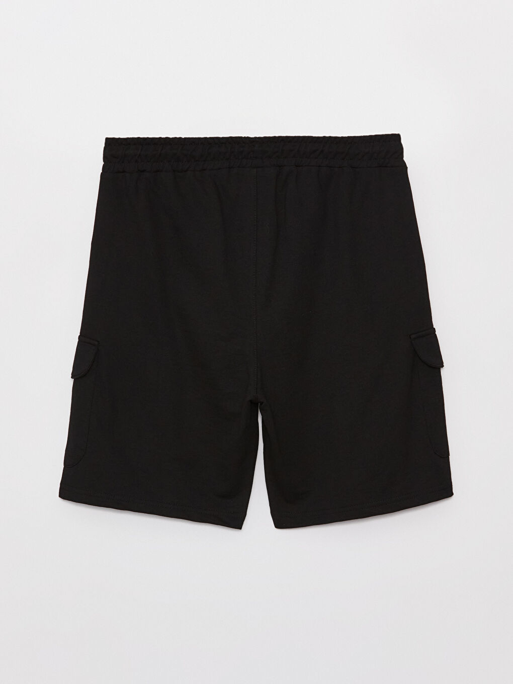 Siyah Slim Fit Erkek Bermuda Şort-7