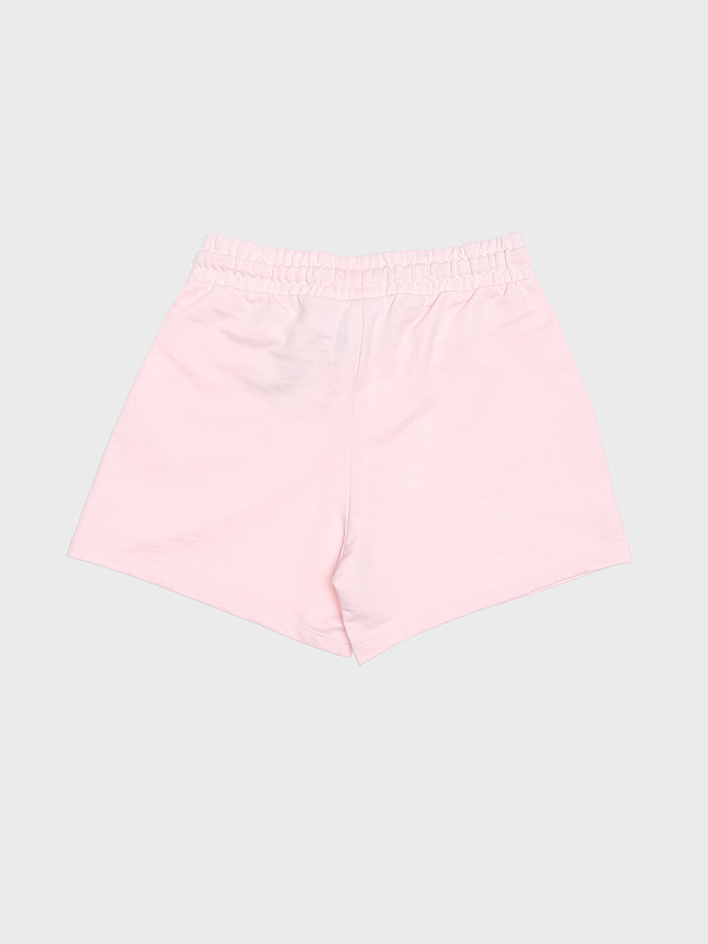 Women's Elasticated Waist Plain Shorts-3