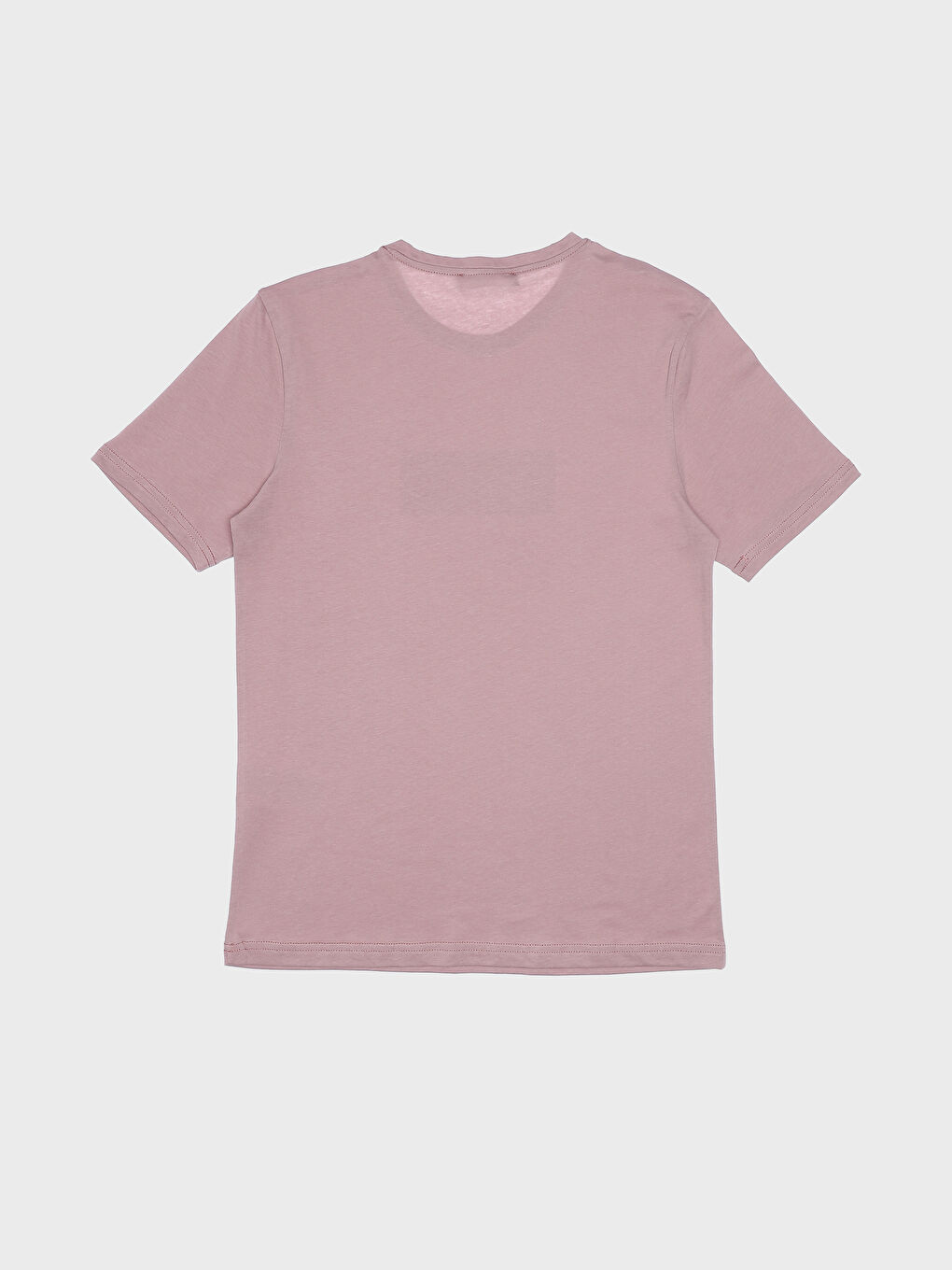 تيشيرت رجالي ياقة دائرية كم قصير مطبوع قطن ممشط-4