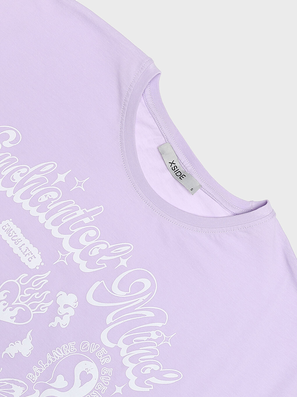 Crew Neck Printed Short Sleeve Oversize Women's T-Shirt-2