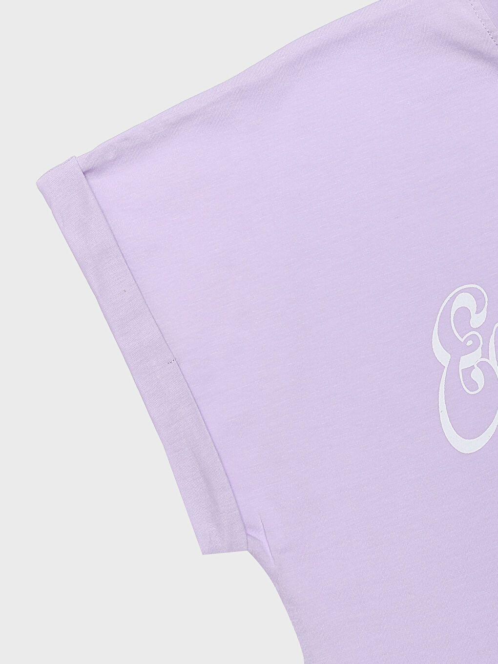 Crew Neck Printed Short Sleeve Oversize Women's T-Shirt-3