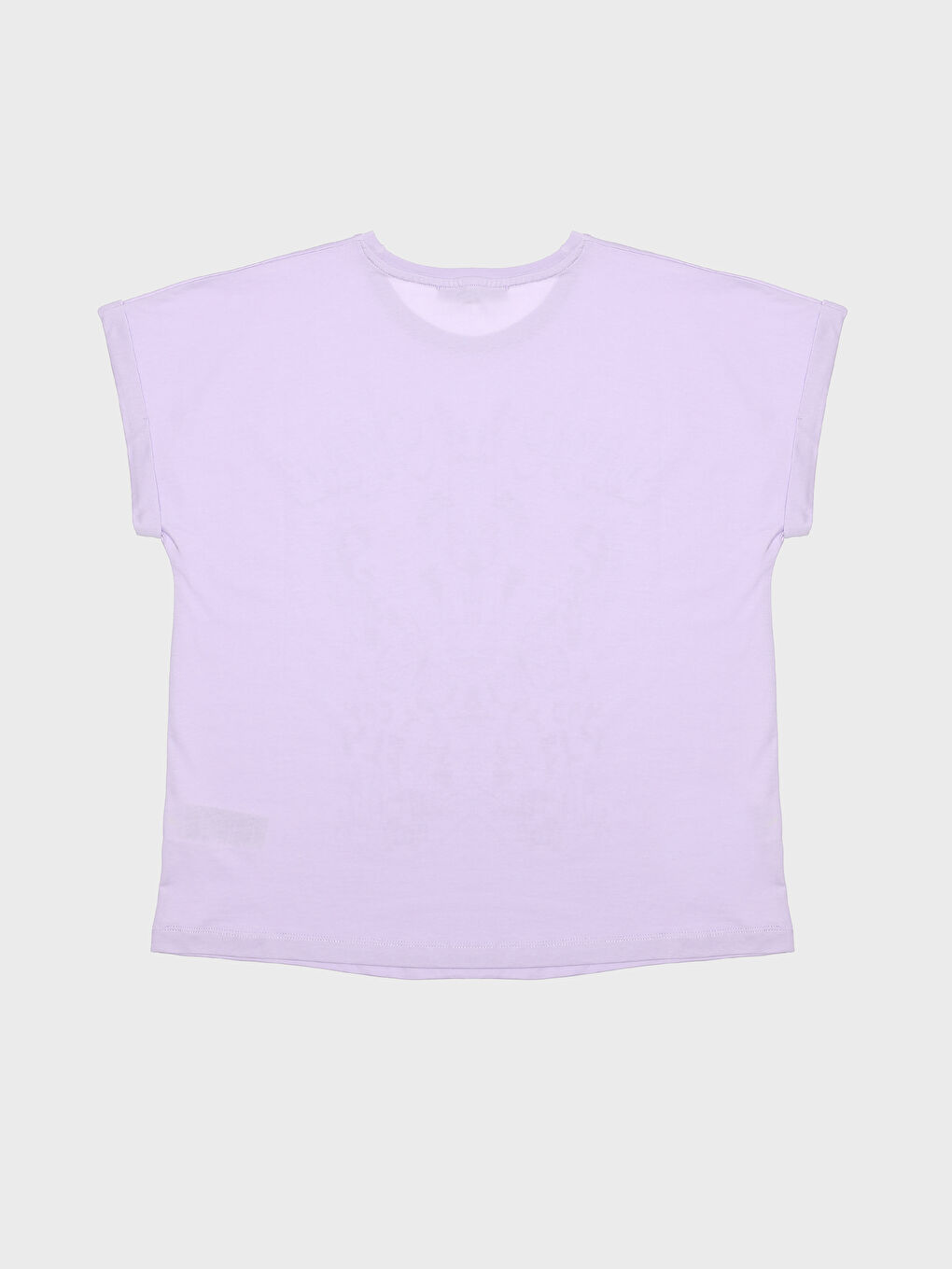 Crew Neck Printed Short Sleeve Oversize Women's T-Shirt-1