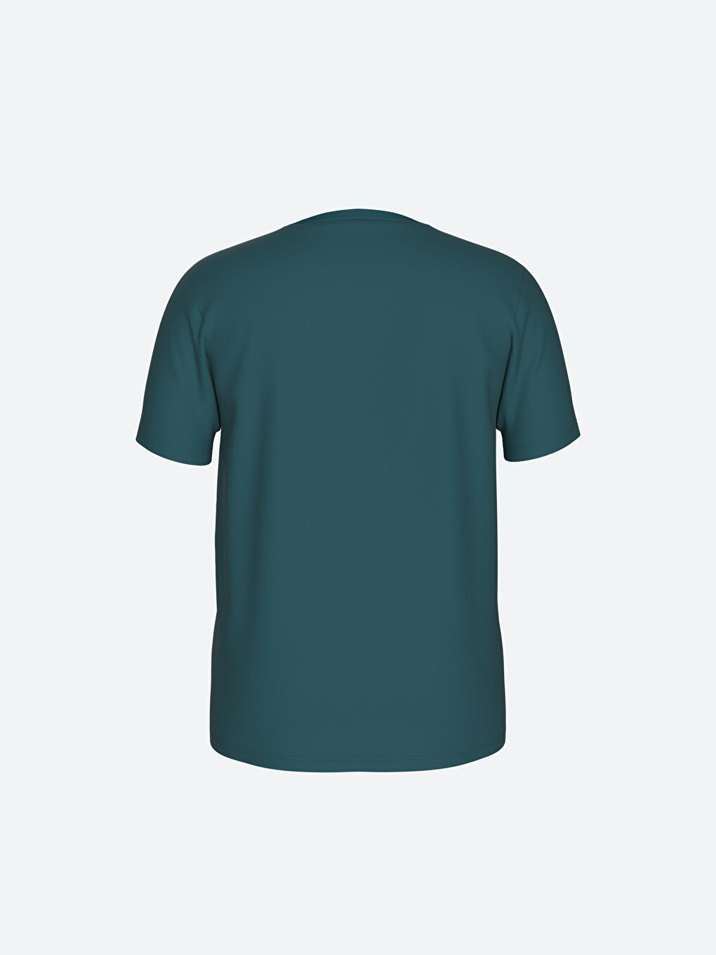 Crew Neck Short Sleeve Printed Combed Cotton Men's T-shirt-1