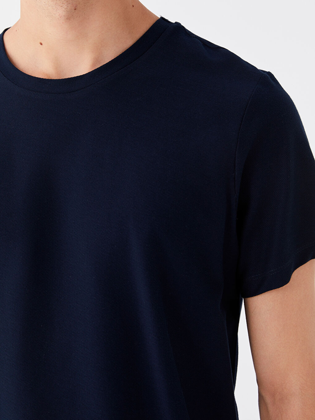 Rundhalsausschnitt Kurzarm T-Shirt für Herren-3