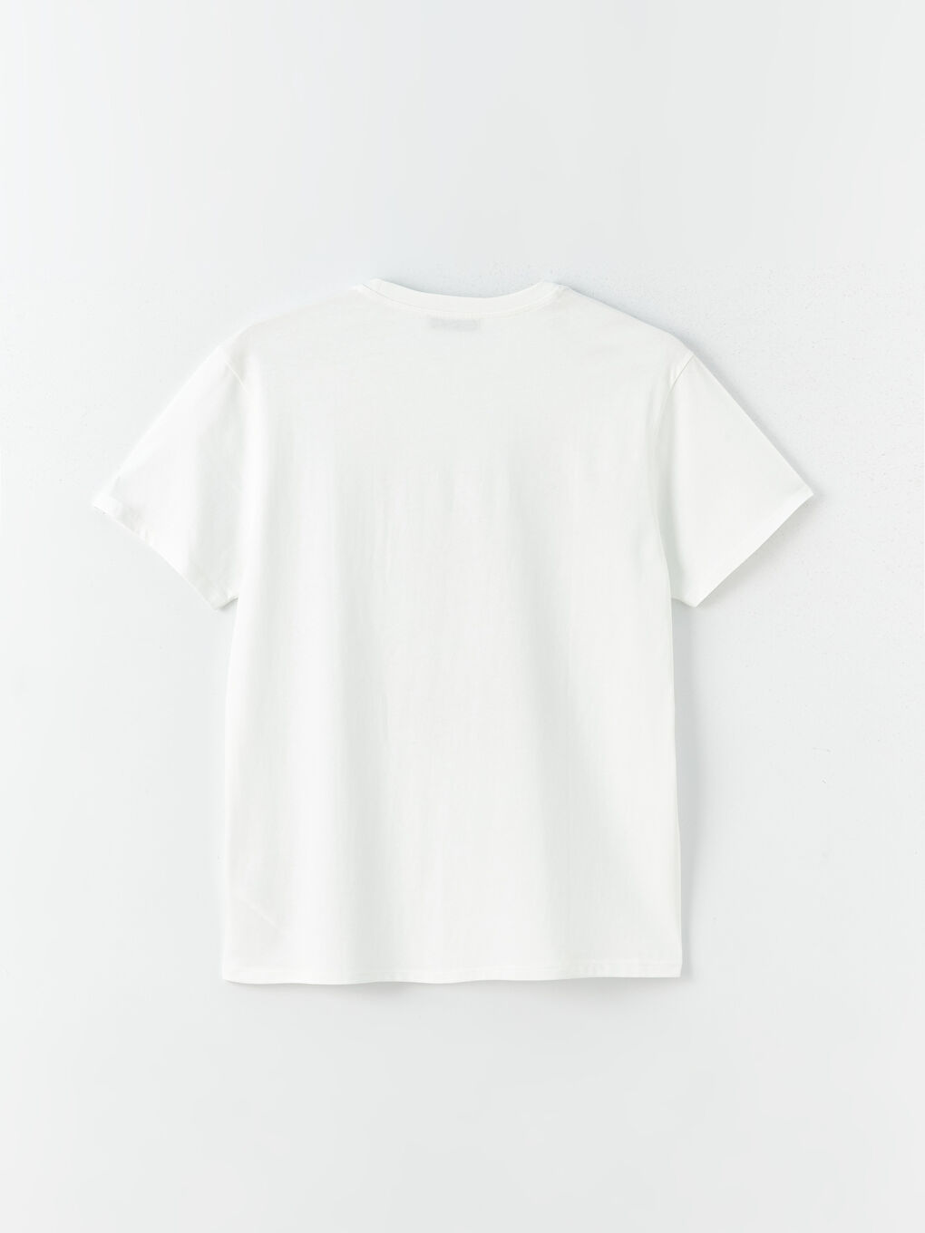 Mavi Bisiklet Yaka Baskılı Kısa Kollu Kadın Tişört-6