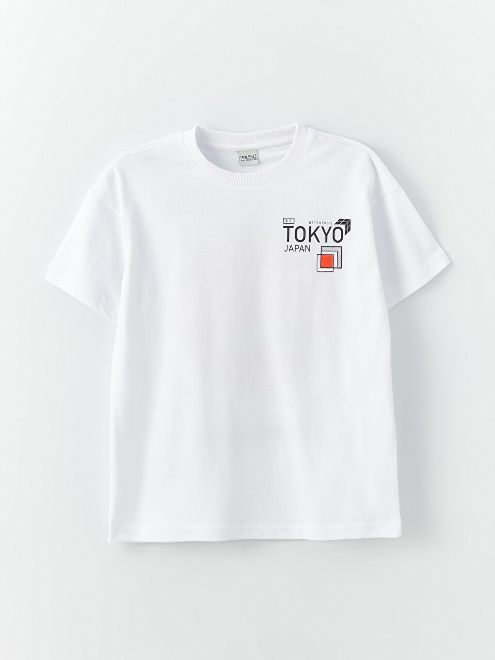 Relaxed Fit Crew Neck Printed Boys' T-Shirt