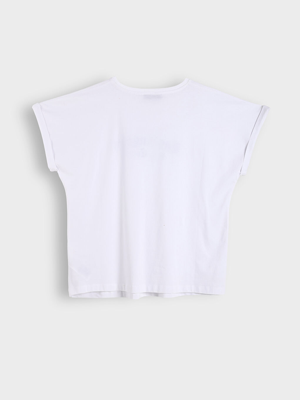 Crew Neck Printed Women's T-Shirt-1