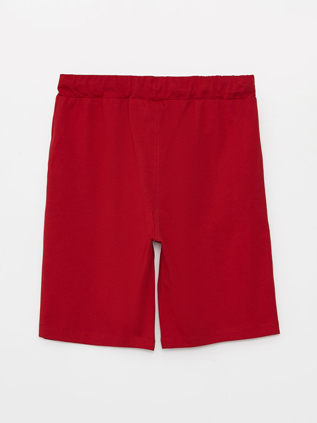 Kırmızı Beli Lastikli Galatasaray Baskılı Erkek Çocuk Şort-1