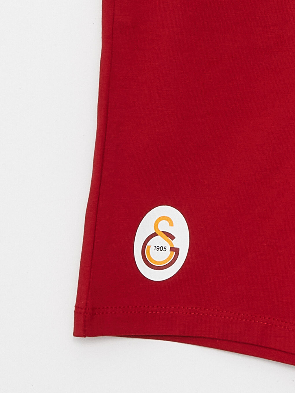 Kırmızı Beli Lastikli Galatasaray Baskılı Erkek Çocuk Şort-2