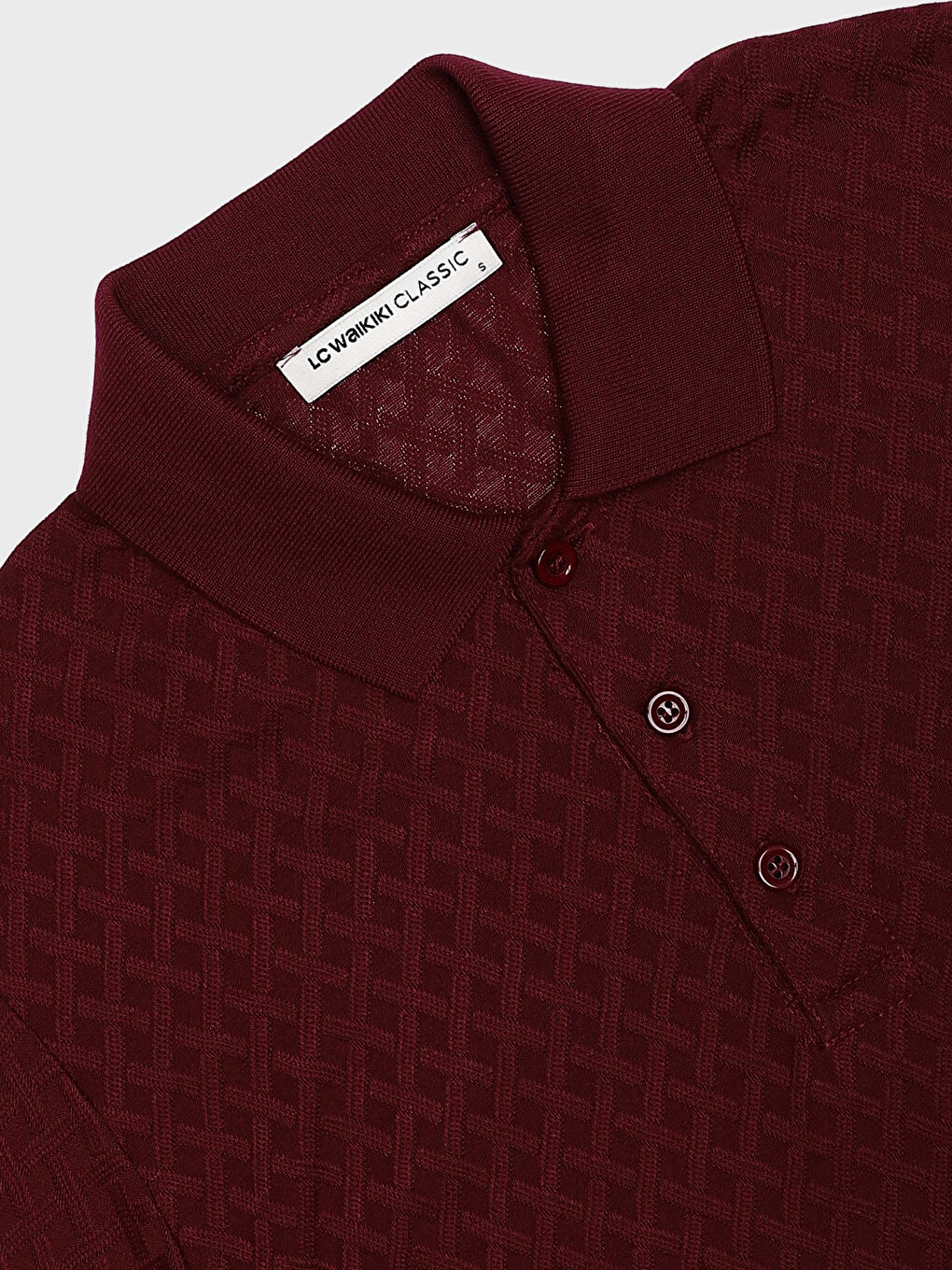 Buttoned Polo Neck Short Sleeve Men's T-Shirt-4