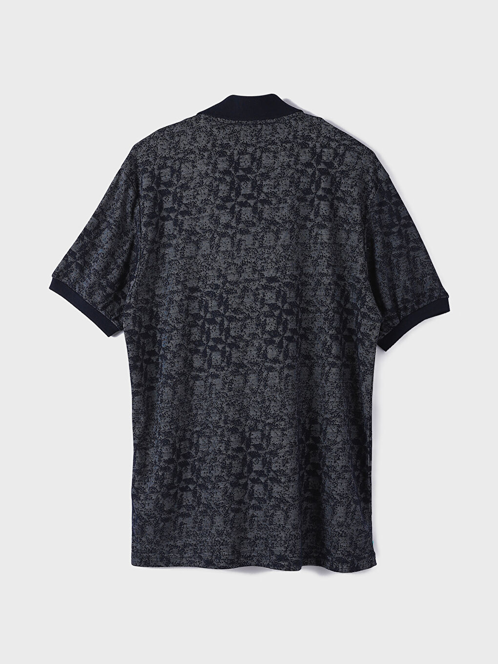 Buttoned Polo Neck Short Sleeve Men's T-Shirt-1