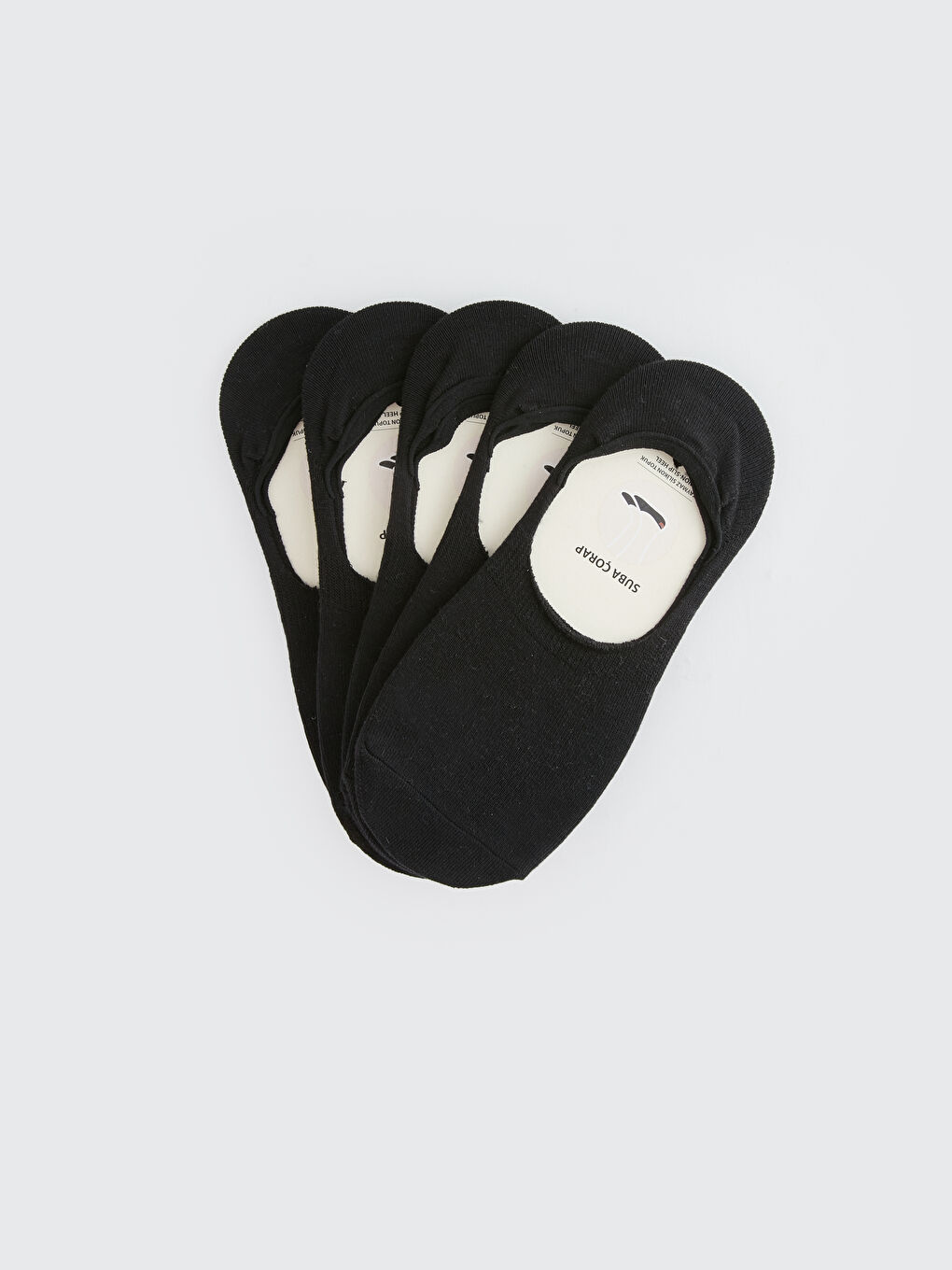 Siyah Erkek Babet Çorap 5'li-1