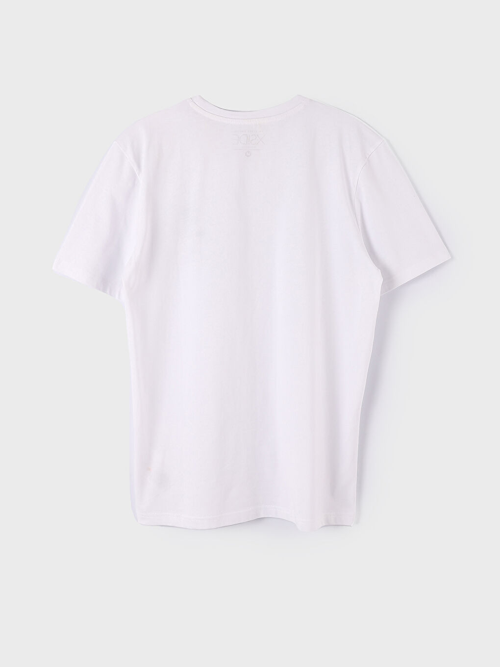 Crew Neck Short Sleeve Printed Combed Cotton Men's T-shirt-1