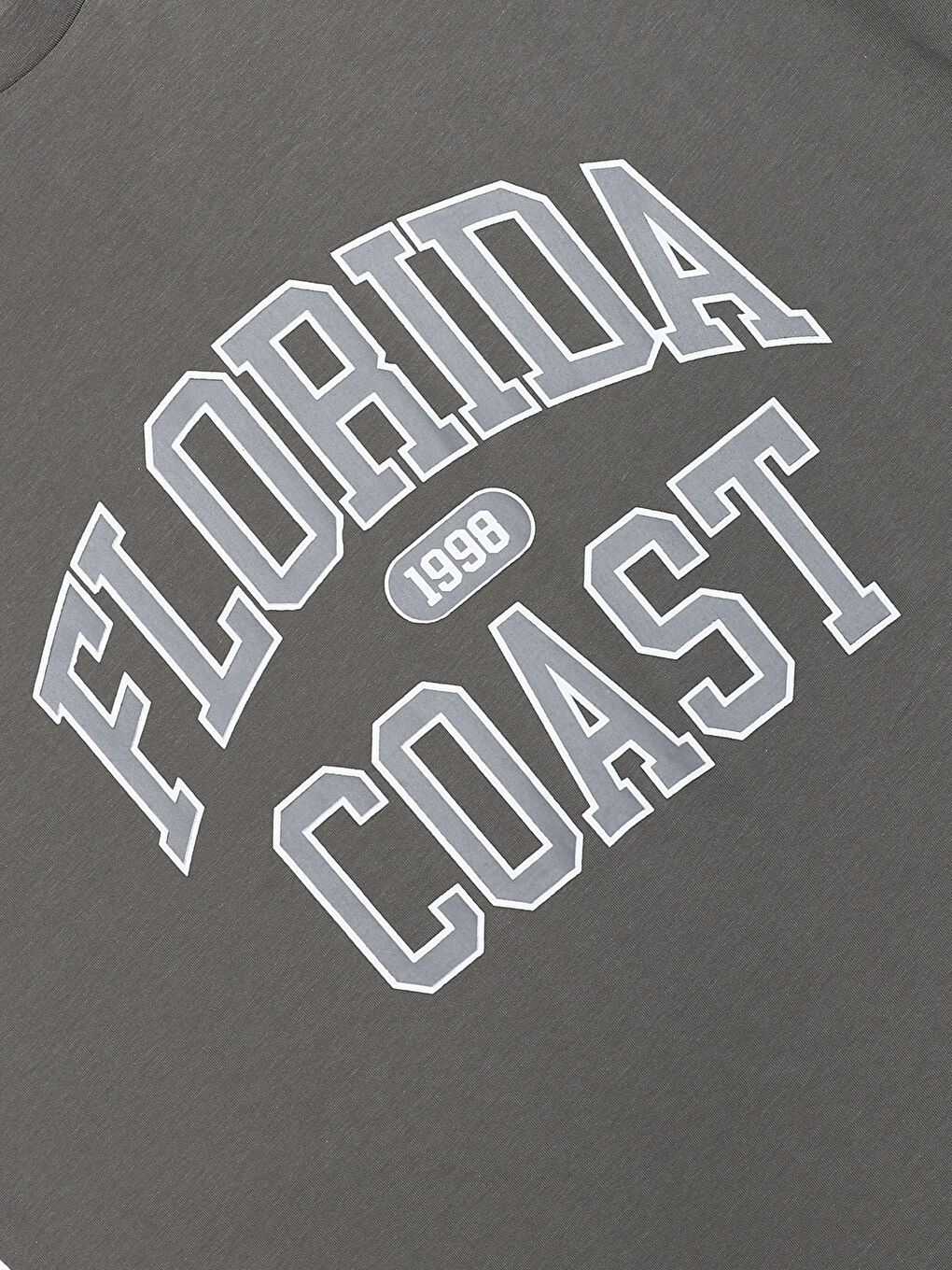 تيشيرت رجالي كم قصير مطبوع بياقة دائرية-2