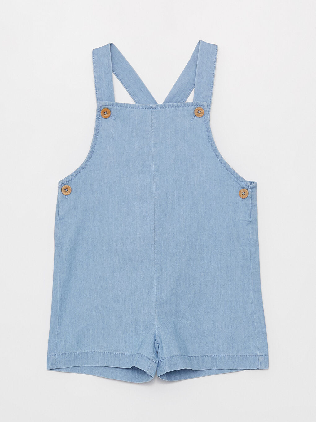 Basic Baby Girl Jean Bib and Brace