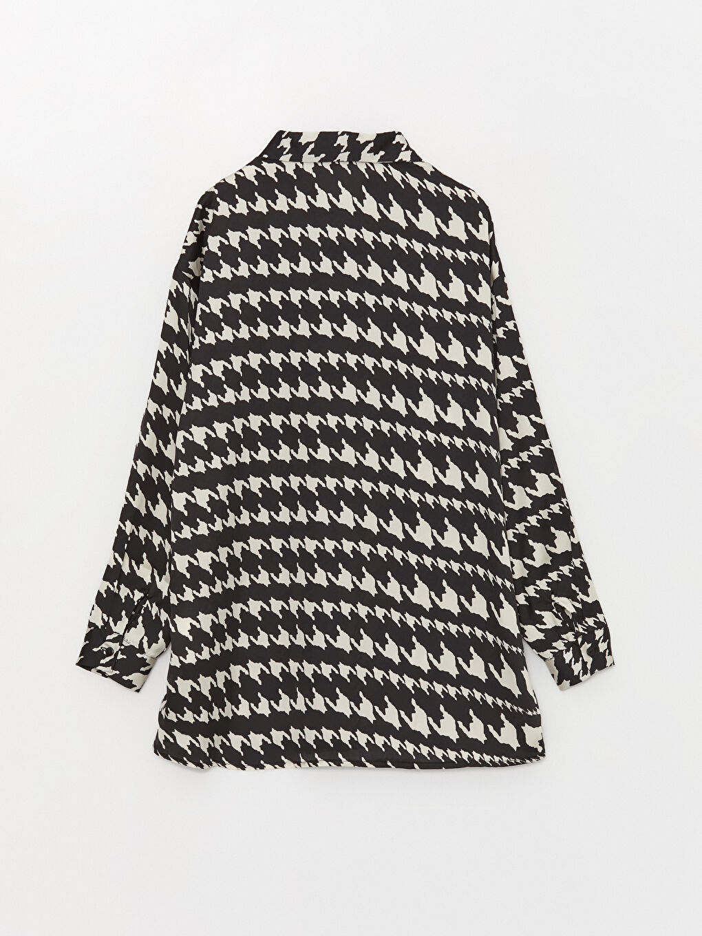 Printed Long Sleeve Oversize Women's Shirt Tunic-6