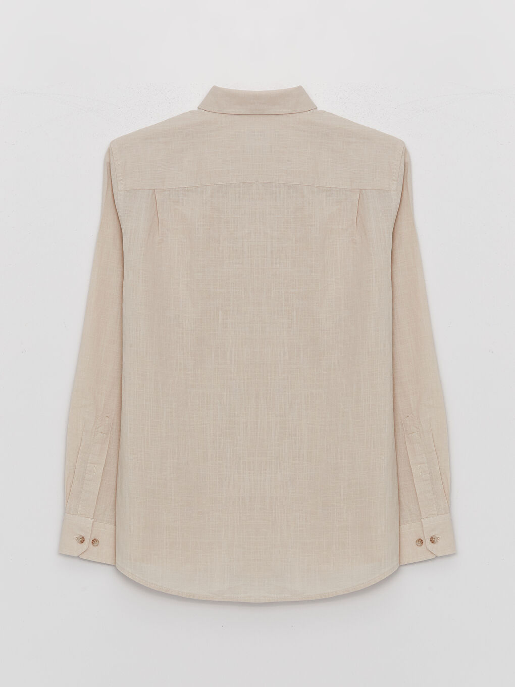 Cămașă Regular Fit cu Mânecă Lungă din Amestec de In pentru Bărbați-6