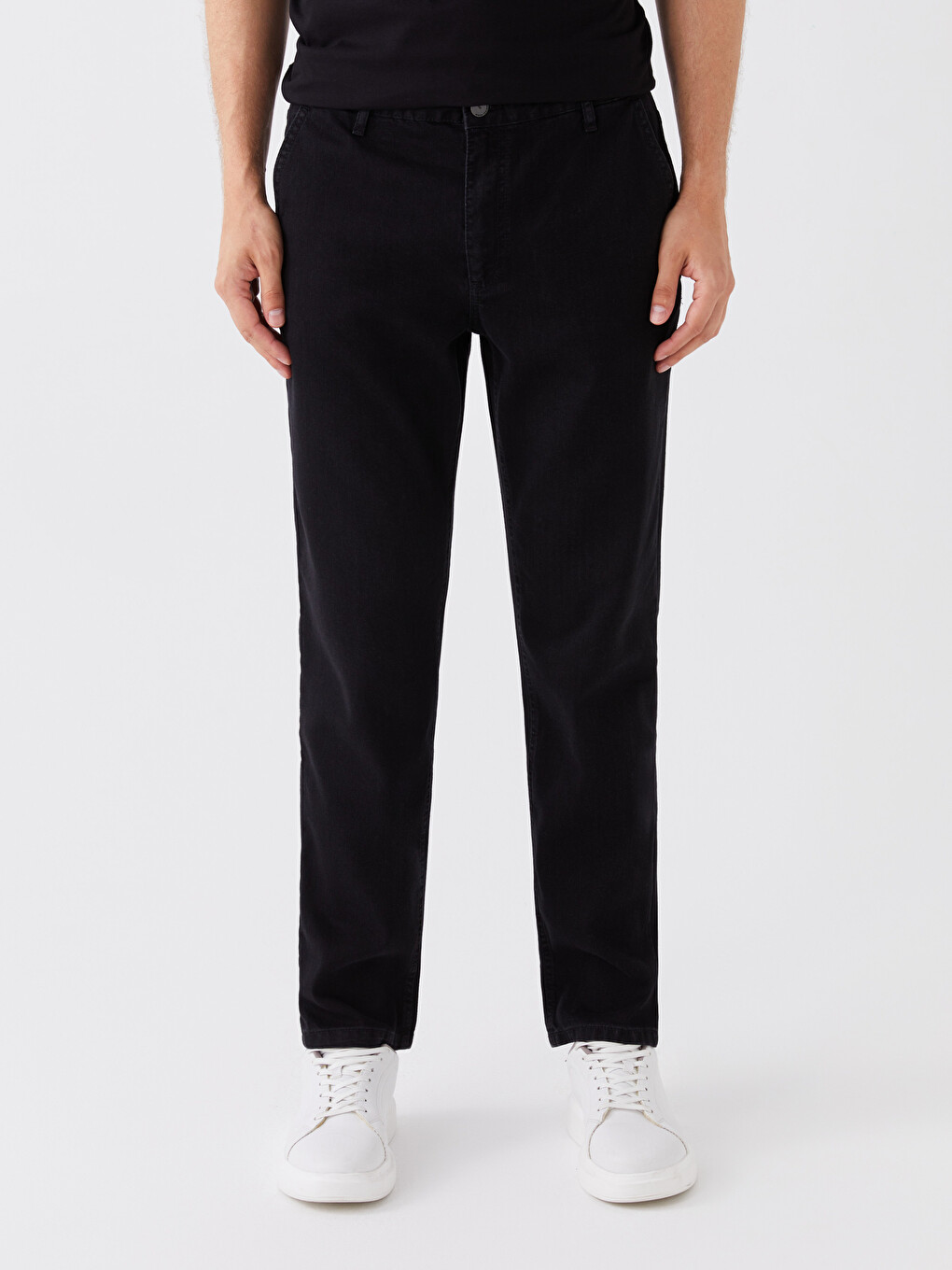 Siyah 880 Chino Fit Erkek Jean Pantolon-2
