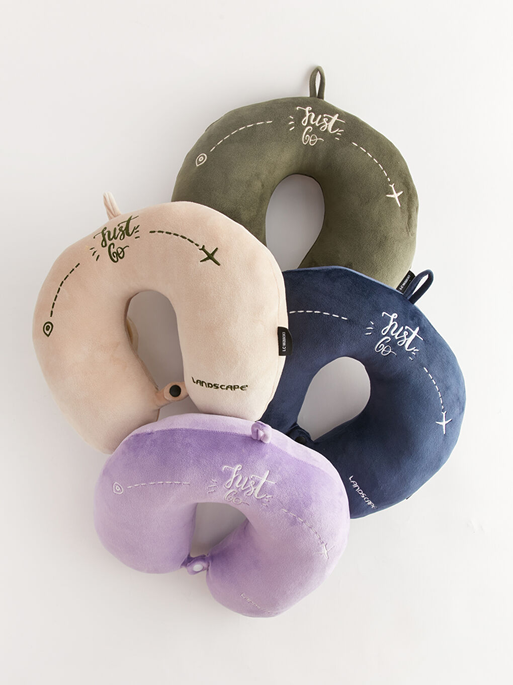 Karışık Nakışlı Boyun Yastığı