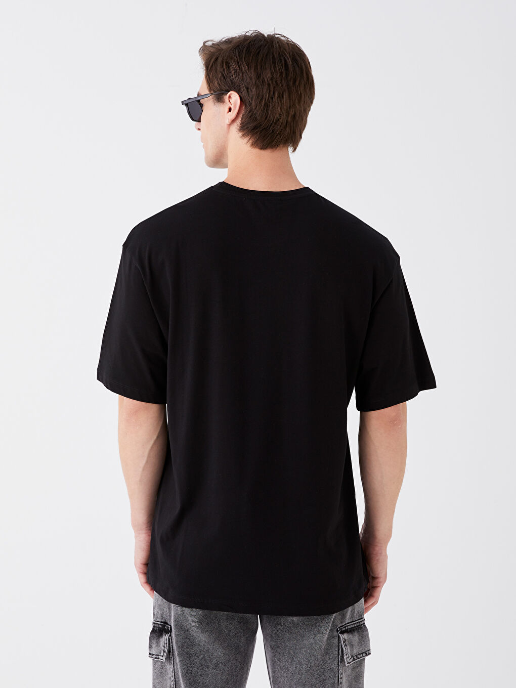 Crew Neck Short Sleeve Embroidered Men's T-Shirt -S3KS14Z8-CVL