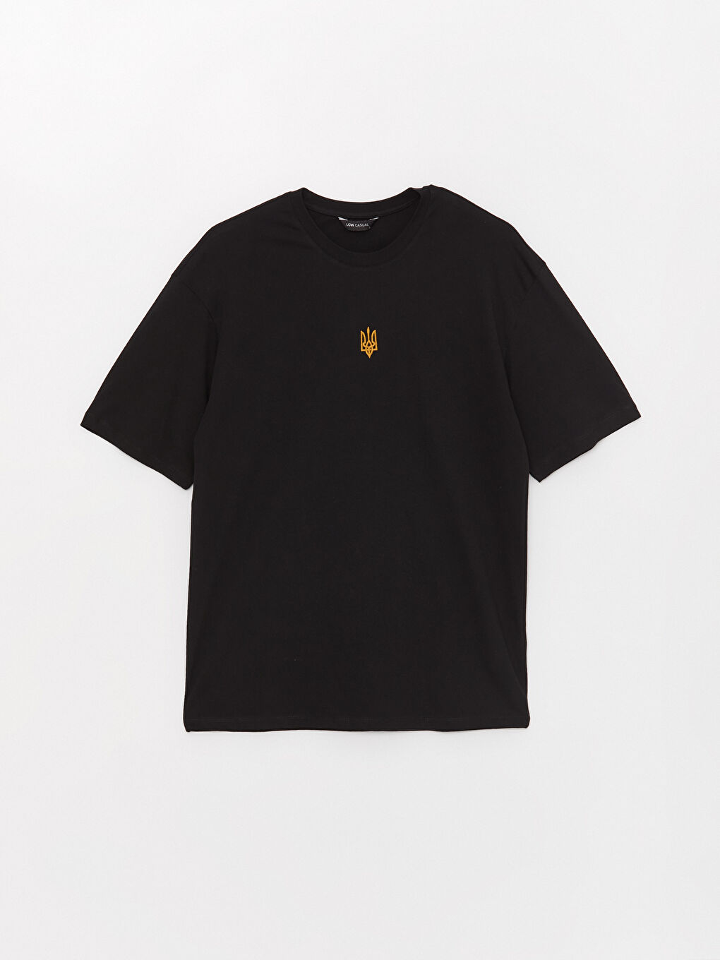 Crew Neck Short Sleeve Embroidered Men's T-Shirt -S3KS14Z8-CVL
