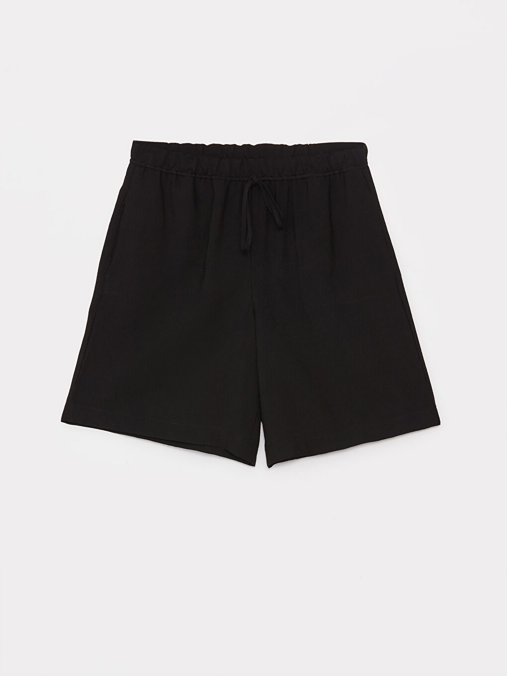 Elasticated Waist Relaxed Fit Women's Shorts -S3KS16Z8-CVL