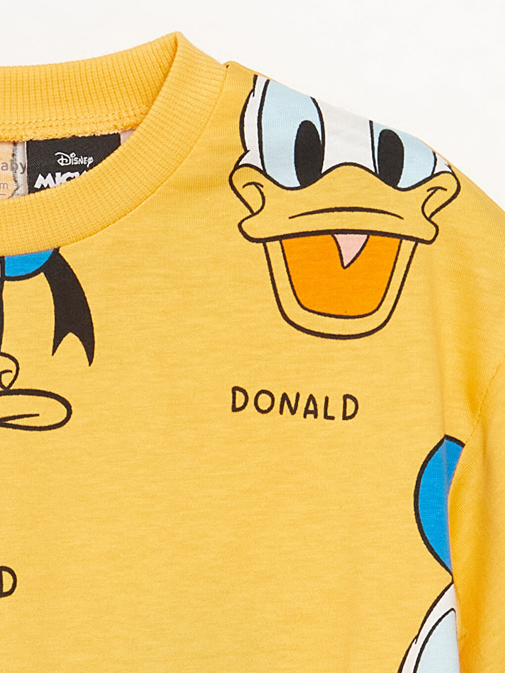 Crew Neck Short Sleeve Donald Duck Printed Baby Boy T-Shirt -S3KS20Z1-LUG
